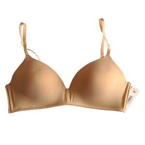NWT Joe Fresh Women's Wireless Bra Size 38B Nude Skin Tone